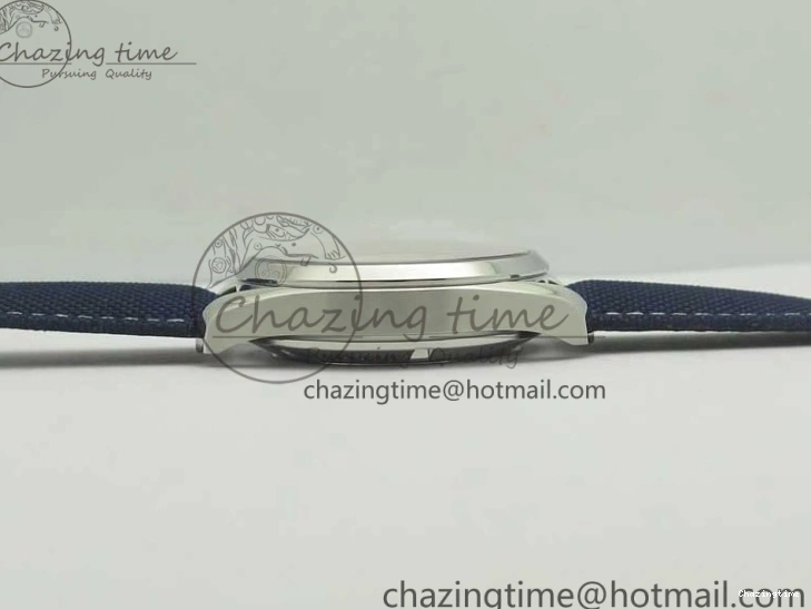 0220 EasyCare Aqua Terra Master Ryder Cup Edition VSF 1:1 Best Edition White Textured Dial on Blue Nylon Strap A8500 Super Clone 8016